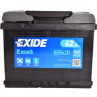 Акумулятор 62Ah-12v Exide EXCELL (242х175х190), R, EN540