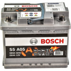 Акумулятор 60Ah-12v BOSCH AGM (S5A05) (242х175х190), R, EN680