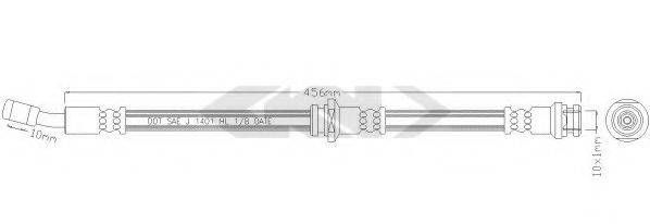 SPIDAN 38700 Гальмівний шланг