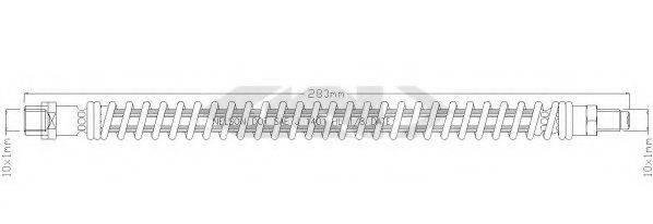 SPIDAN 339227 Гальмівний шланг