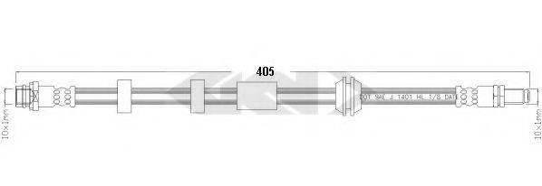 SPIDAN 340454 Гальмівний шланг