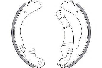 SPIDAN 30344 Комплект гальмівних колодок