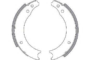 SPIDAN 30327 Комплект гальмівних колодок