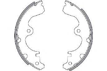 SPIDAN 31316 Комплект гальмівних колодок