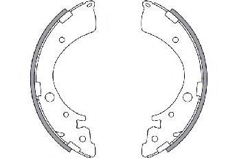 SPIDAN 30489 Комплект гальмівних колодок