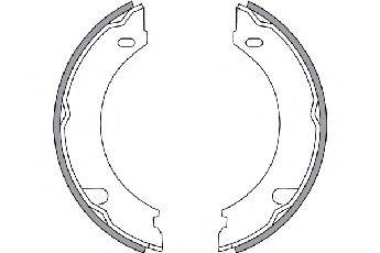 SPIDAN 33550 Комплект гальмівних колодок, стоянкова гальмівна система