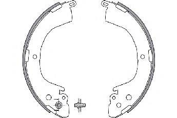 SPIDAN 33614 Комплект гальмівних колодок