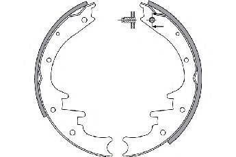 SPIDAN 33625 Комплект гальмівних колодок