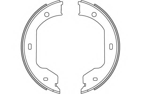 BMW 34416761293 Комплект гальмівних колодок, стоянкова гальмівна система