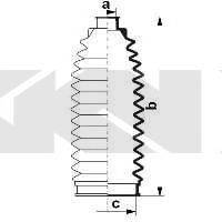 SPIDAN 84086 Пильовик, рульове управління