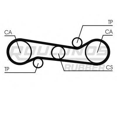 ROULUNDS RUBBER RR1404K1 Комплект ременя ГРМ