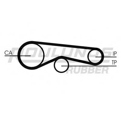 ROULUNDS RUBBER RR1057 Ремінь ГРМ