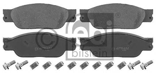 FEBI BILSTEIN 116088 Комплект гальмівних колодок, дискове гальмо