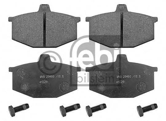 FEBI BILSTEIN 116181 Комплект гальмівних колодок, дискове гальмо