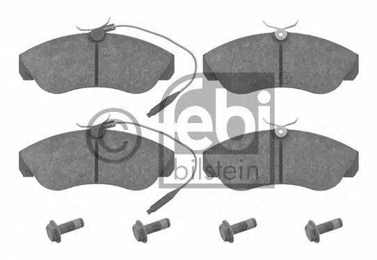 FEBI BILSTEIN 16069 Комплект гальмівних колодок, дискове гальмо