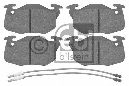 FEBI BILSTEIN 16192 Комплект гальмівних колодок, дискове гальмо