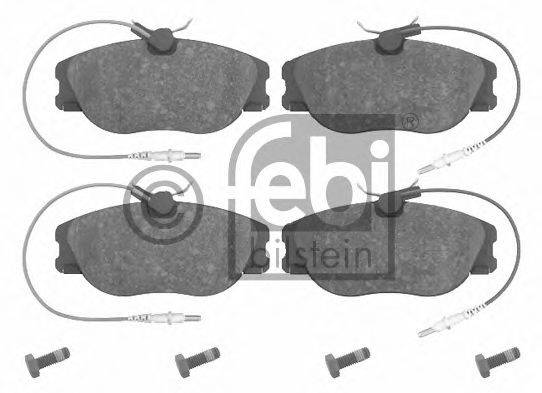 FEBI BILSTEIN 16224 Комплект гальмівних колодок, дискове гальмо