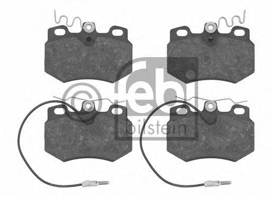 FEBI BILSTEIN 16242 Комплект гальмівних колодок, дискове гальмо