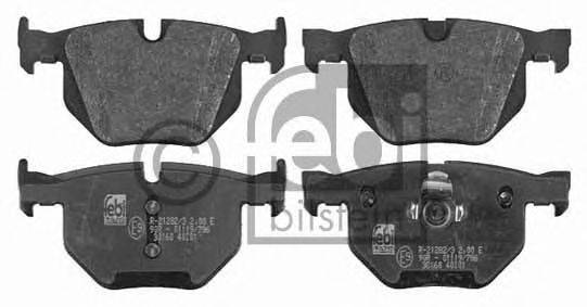 FEBI BILSTEIN 16466 Комплект гальмівних колодок, дискове гальмо