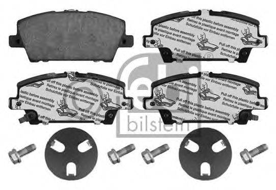 FEBI BILSTEIN 16802 Комплект гальмівних колодок, дискове гальмо