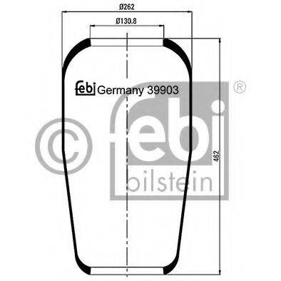 FEBI BILSTEIN 39903 Кожух пневматичної ресори