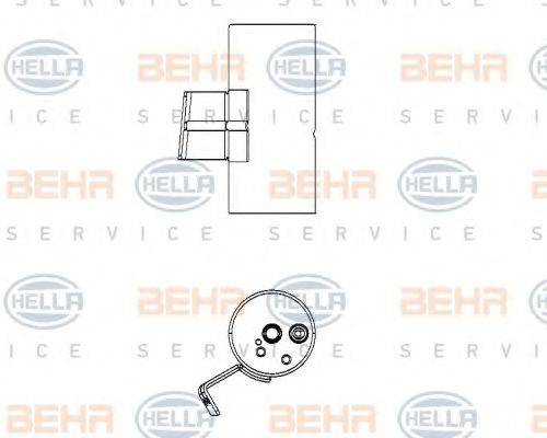 BEHR HELLA SERVICE 8FT351197581 Осушувач, кондиціонер