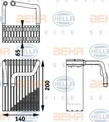 BEHR HELLA SERVICE 8FV351211361 Випарник, кондиціонер