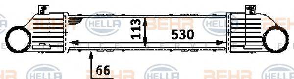 BEHR HELLA SERVICE 8ML376723041 Інтеркулер