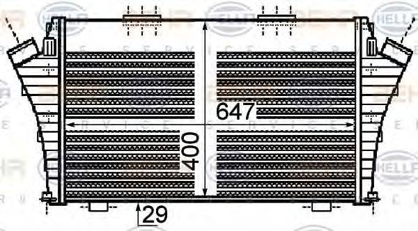 BEHR HELLA SERVICE 8ML376755751 Інтеркулер