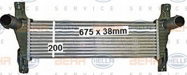 BEHR HELLA SERVICE 8ML376900611 Інтеркулер