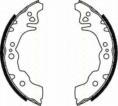 TRISCAN 810010027 Комплект гальмівних колодок