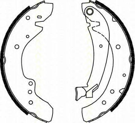 TRISCAN 810010573 Комплект гальмівних колодок