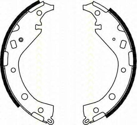 TRISCAN 810013034 Комплект гальмівних колодок