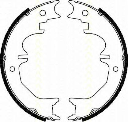 TRISCAN 810013037 Комплект гальмівних колодок, стоянкова гальмівна система