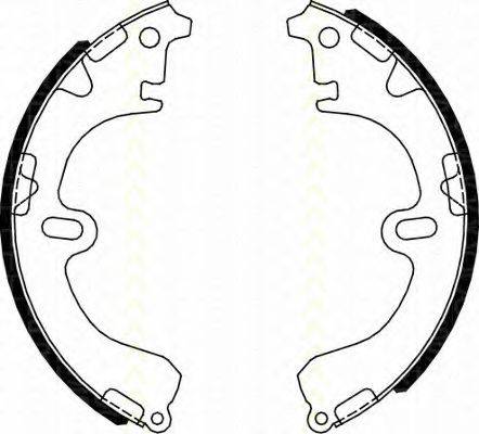 TRISCAN 810013051 Комплект гальмівних колодок