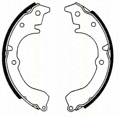 TRISCAN 810013502 Комплект гальмівних колодок