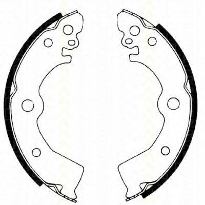 TRISCAN 810014532 Комплект гальмівних колодок