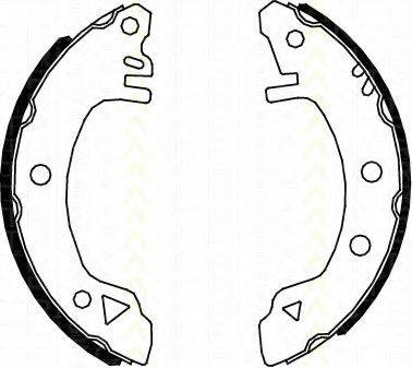 TRISCAN 810016375 Комплект гальмівних колодок
