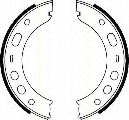 TRISCAN 810020001 Комплект гальмівних колодок, стоянкова гальмівна система