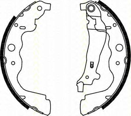TRISCAN 810025004 Комплект гальмівних колодок