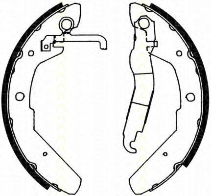 TRISCAN 810029370 Комплект гальмівних колодок