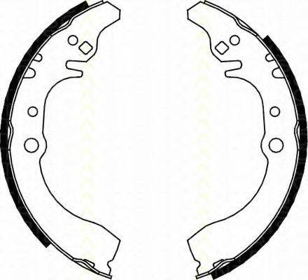 TRISCAN 810041617 Комплект гальмівних колодок