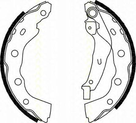 TRISCAN 810042628 Комплект гальмівних колодок