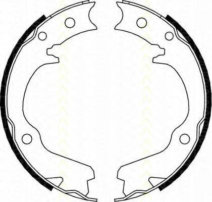 TRISCAN 810068001 Комплект гальмівних колодок; Комплект гальмівних колодок, стоянкова гальмівна система