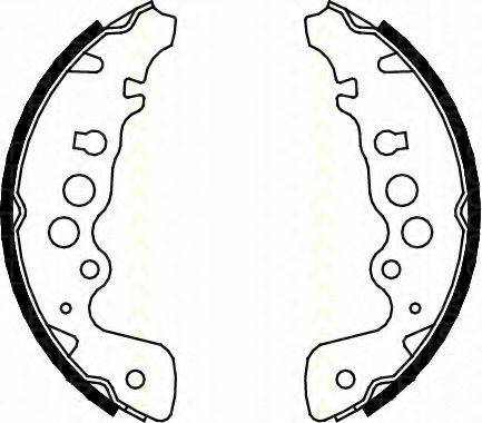 TRISCAN 810069608 Комплект гальмівних колодок