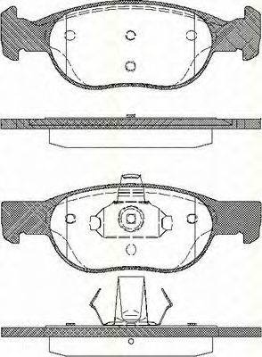 TRISCAN 811015027 Комплект гальмівних колодок, дискове гальмо