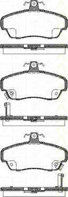TRISCAN 811017020 Комплект гальмівних колодок, дискове гальмо