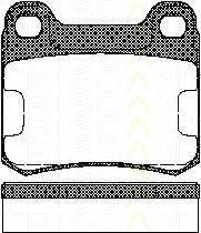 TRISCAN 811023995 Комплект гальмівних колодок, дискове гальмо