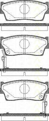 TRISCAN 811069980 Комплект гальмівних колодок, дискове гальмо