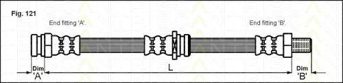 TRISCAN 815050101 Гальмівний шланг